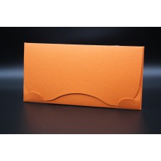 Конверт для денег из дизайнерской бумаги COLORPLAN  мандарин (плотность 350 гр.) количество 20 штук в упаковке.Цена за 1 упаковку.