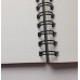 Скетчбук для мягкого графитного карандаша, цветных карандашей, пастели, угля, сангины, сепии, сухого соуса формат, А4 (297*210), из плотной текстурной бумаги белого цвета.