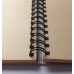 Скетчбук для графитного карандаша, угля,  формат А5 (210*148), из плотного крафта.